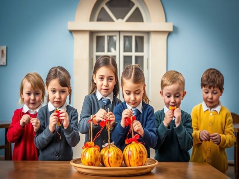 Malta Children baking figolli for charity