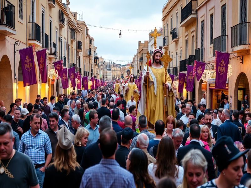 Malta Holy Week events in Msida