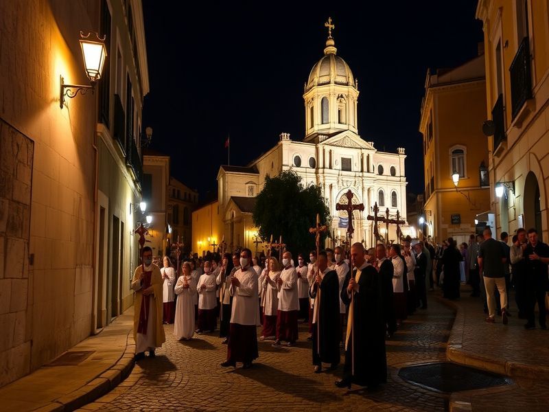 Malta Ave Crux, Spes Unica – Holy Week attraction in Victoria