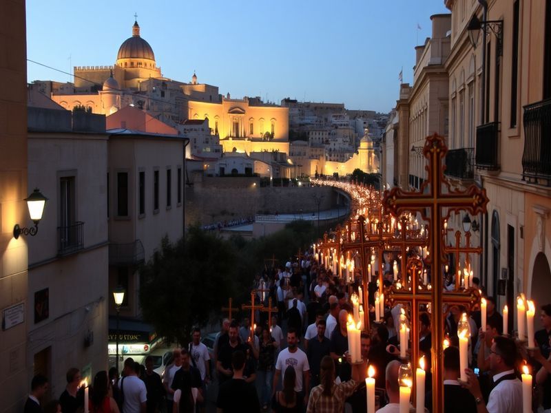 Malta Ave Crux, Spes Unica – Holy Week attraction in Victoria