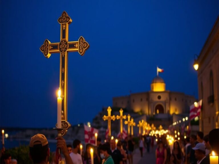 Malta Ave Crux, Spes Unica – Holy Week attraction in Victoria