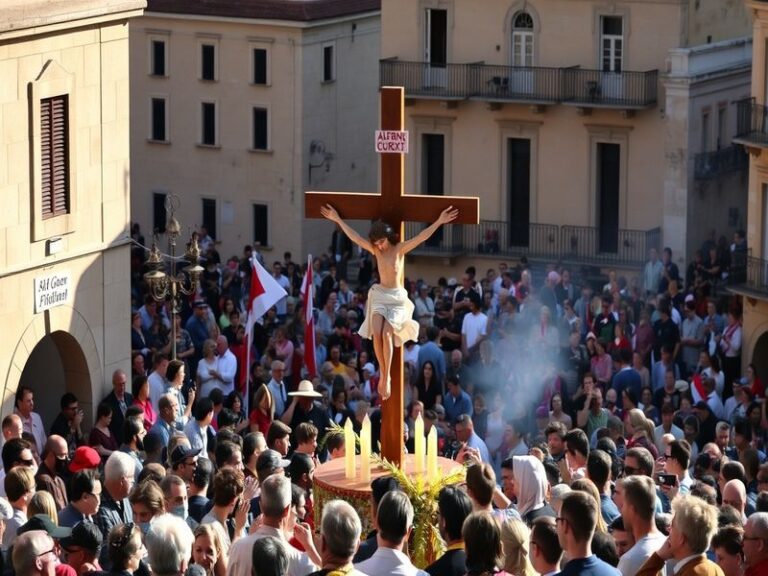 Malta Ave Crux, Spes Unica – Holy Week attraction in Victoria