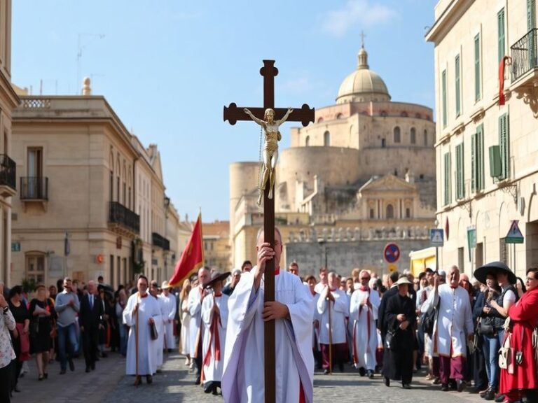 Malta Ave Crux, Spes Unica – Holy Week attraction in Victoria