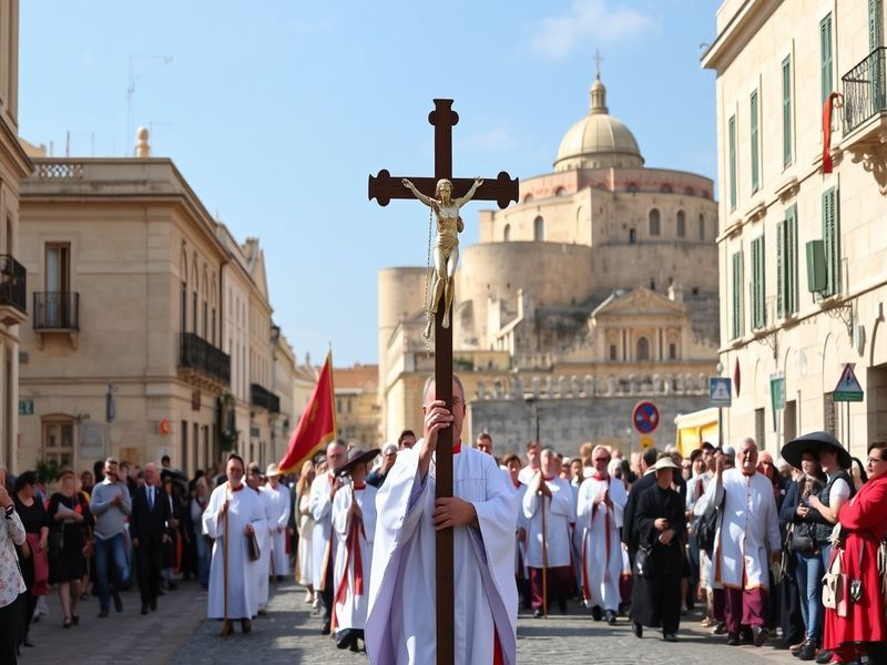 Malta Ave Crux, Spes Unica – Holy Week attraction in Victoria