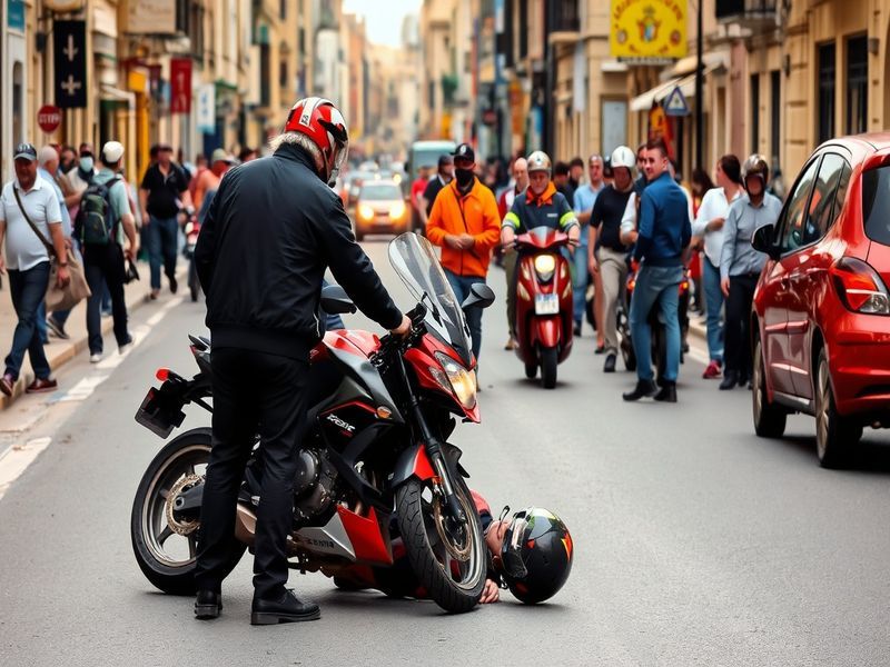 Malta Man fined €4k, loses driving licence after driving over motorcyclist