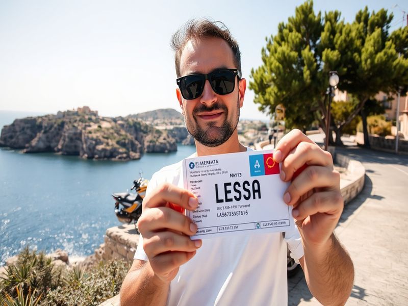 Malta Man shows LESA a photo of someone else's licence after crashing into a car