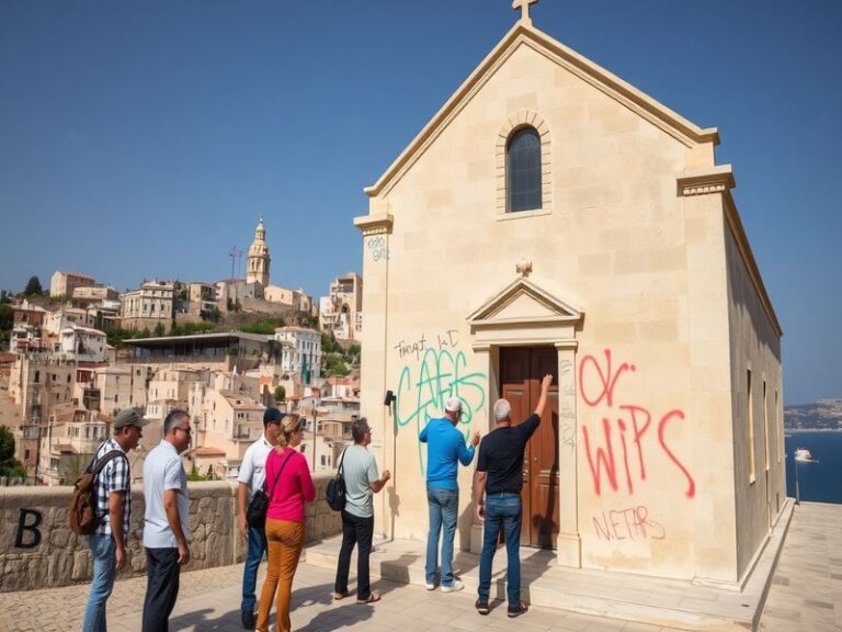 Malta Vandals go on spraying spree in Gżira