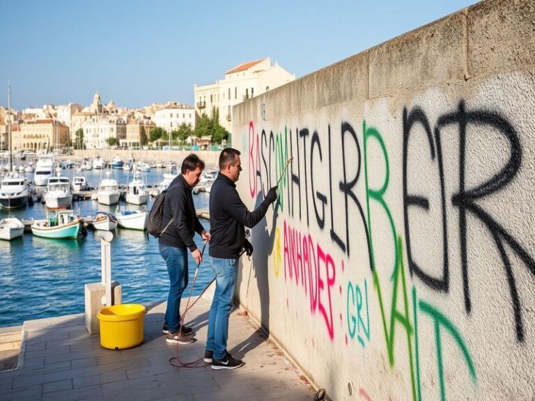 Malta Vandals go on spraying spree in Gżira