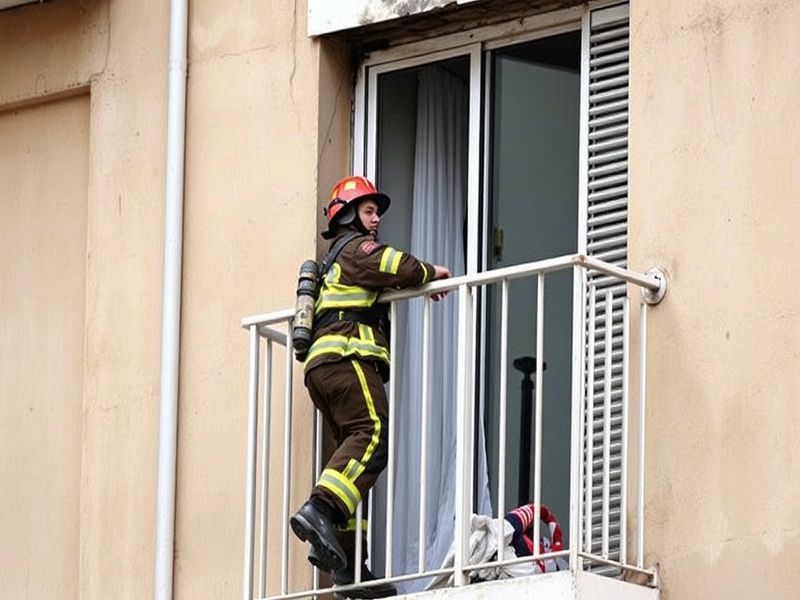 Malta Residents rescued from balconies after apartment block fire