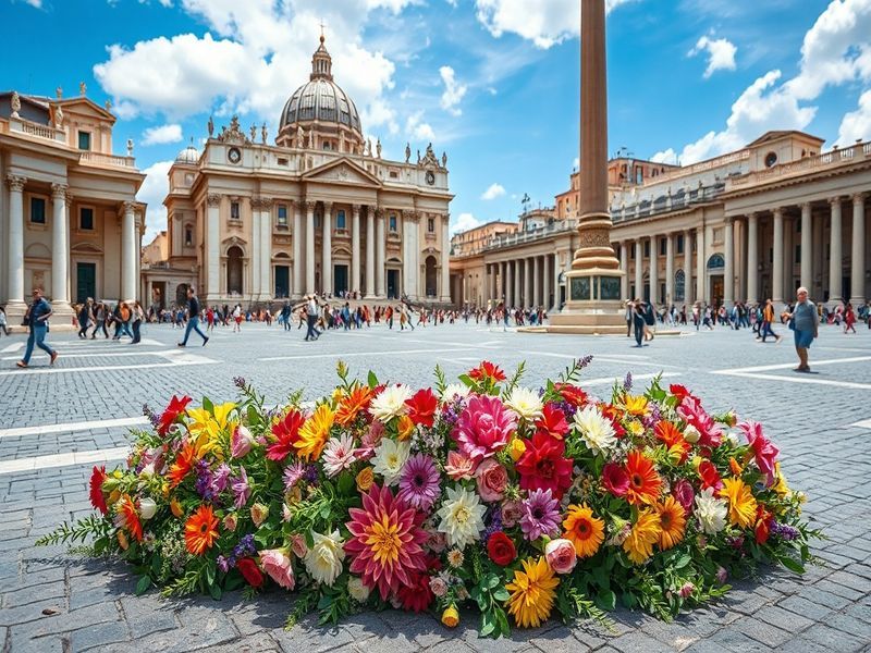 Malta Maltese florist brings message of hope to Vatican's Easter display