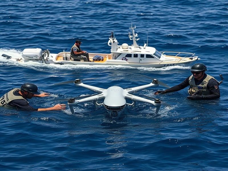 Malta Frontex drone forced to ditch at sea after technical fault