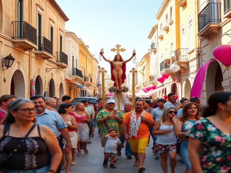 Malta Octave of Easter procession in Ħamrun