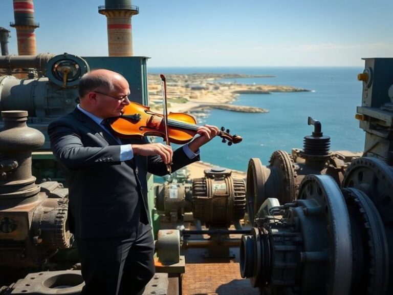 Malta Could music at a power plant prevent war? One Iranian musician hopes so