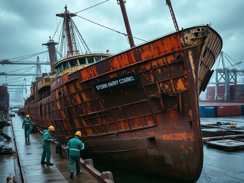 Malta Storm Harry Comino wreck removed