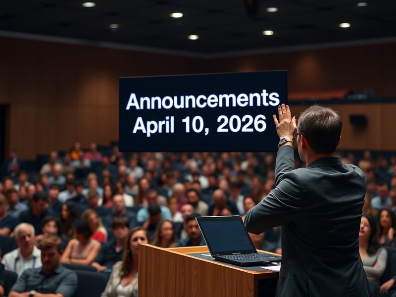 Malta Announcements – April 10, 2026