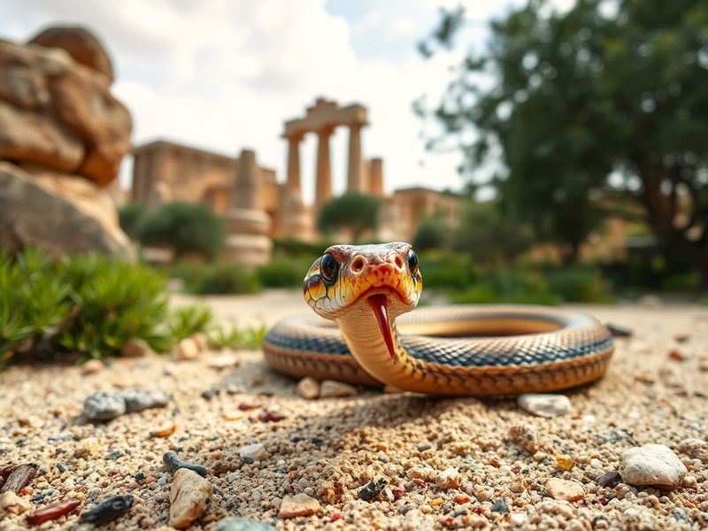 Malta This protected snake was probably brought to Malta by ancient migrants