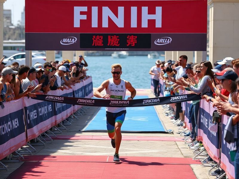 Malta Zach Vella reaches Switzerland in his epic London to Malta charity run