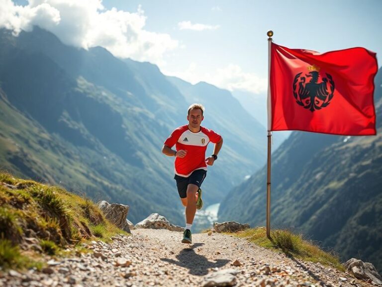 Malta Zach Vella reaches Switzerland in his epic London to Malta charity run
