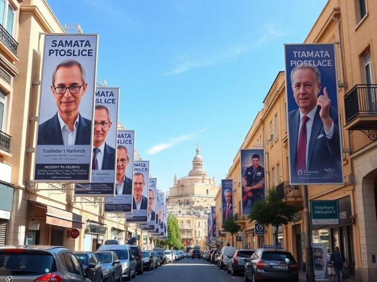 Malta Billboards spring up across Malta as election speculation reaches fever pitch