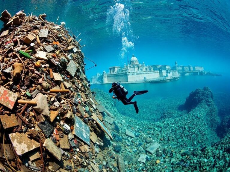 Malta Diver films 'big disaster' as debris piles up at abandoned Valletta site