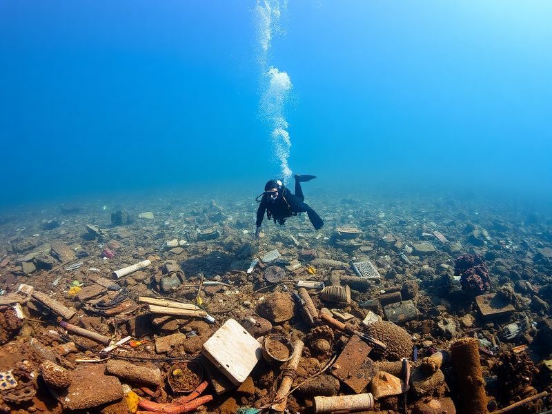 Malta Diver films 'big disaster' as debris piles up at abandoned Valletta site