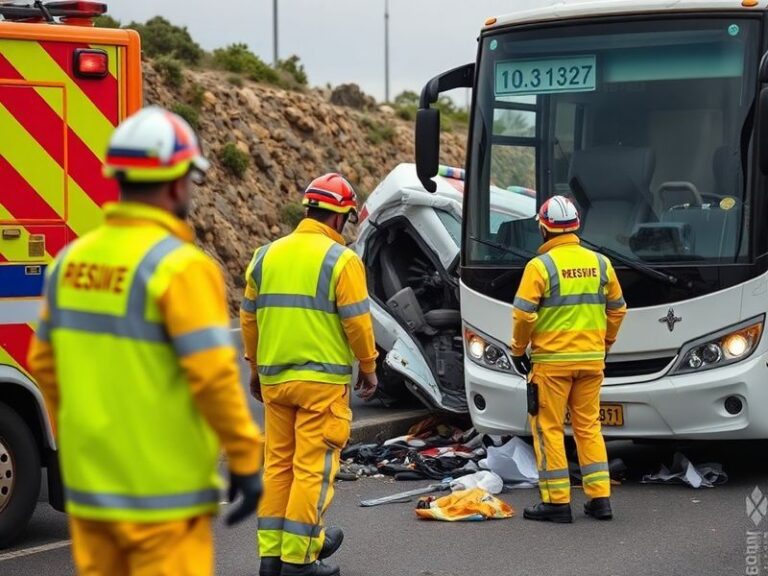 Malta British tourist killed as bus crashes into ravine on Spanish island