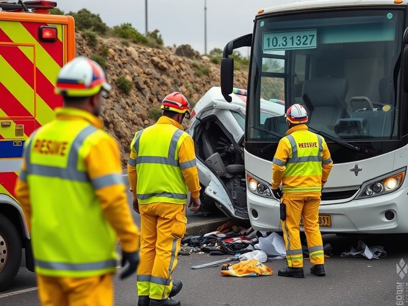 Malta British tourist killed as bus crashes into ravine on Spanish island