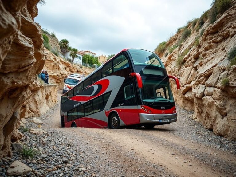Malta British tourist killed as bus crashes into ravine on Spanish island