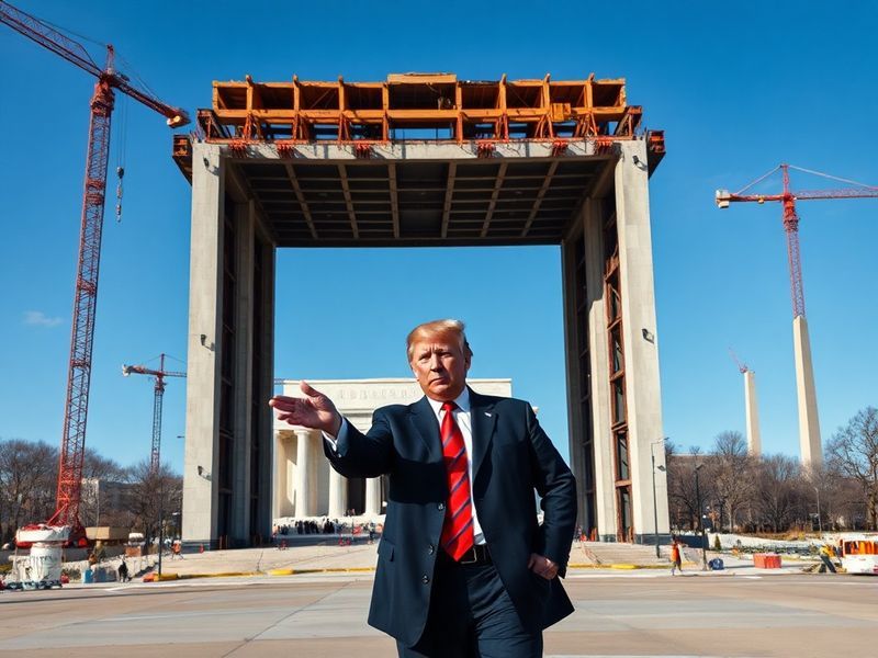 Malta Trump reveals plans for a massive Washington arch