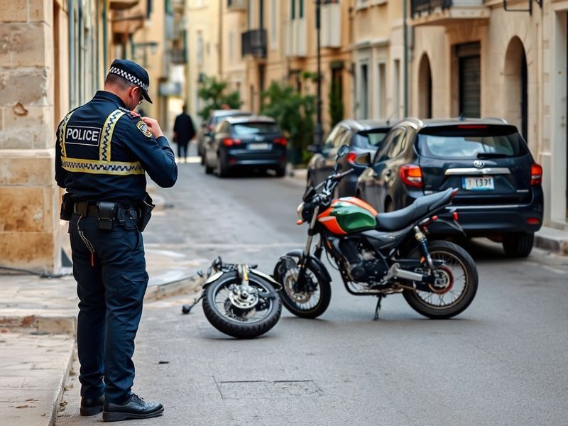 Malta Motorcyclist grievously injured in Żabbar accident