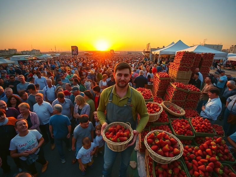 Malta Big crowds, small harvest at Mġarr’s strawberry festival