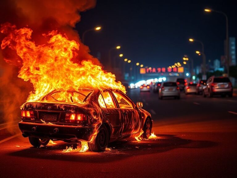 Malta Watch: Fire engulfs car parked at university ring road