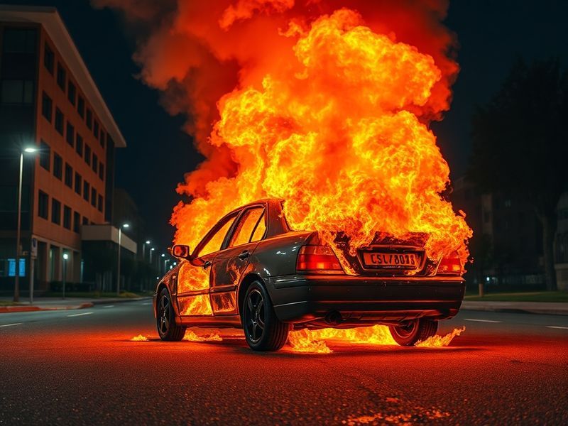 Malta Watch: Fire engulfs car parked at university ring road