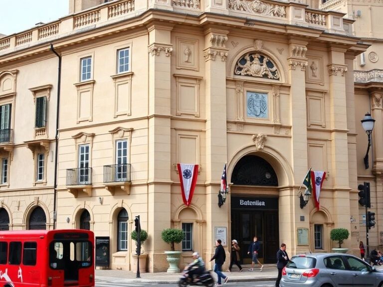 Malta Main Guard façade and portico get their late 19th century look back