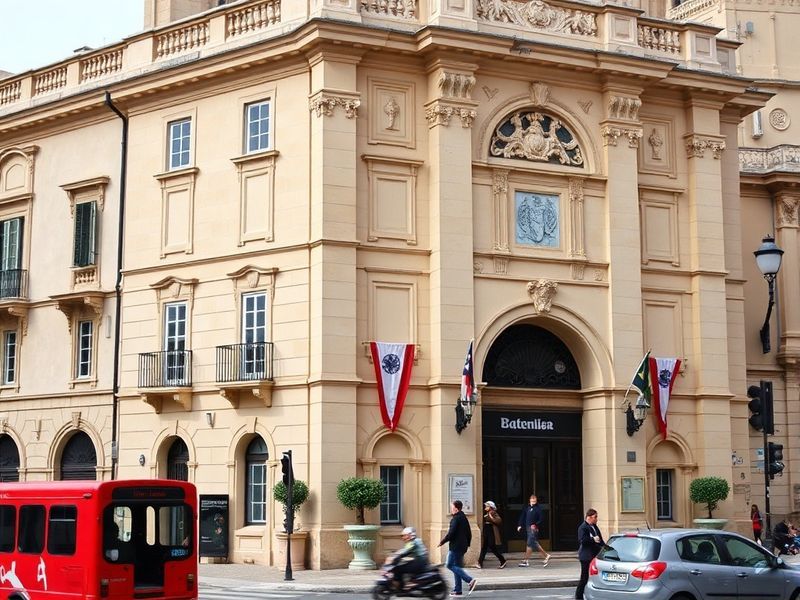 Malta Main Guard façade and portico get their late 19th century look back