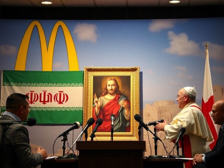 Malta McDonald's, Iran, Jesus and the pope: Trump's bizarre press conference