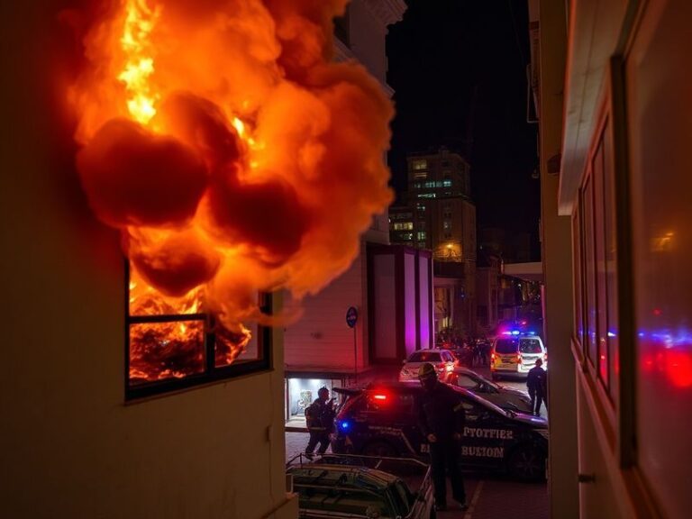 Malta Fire breaks out in flat on Sliema's Triq Manwel Dimech