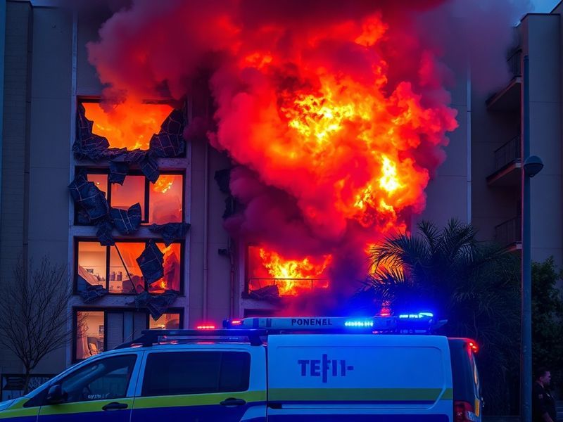 Malta Fire breaks out in flat on Sliema's Triq Manwel Dimech