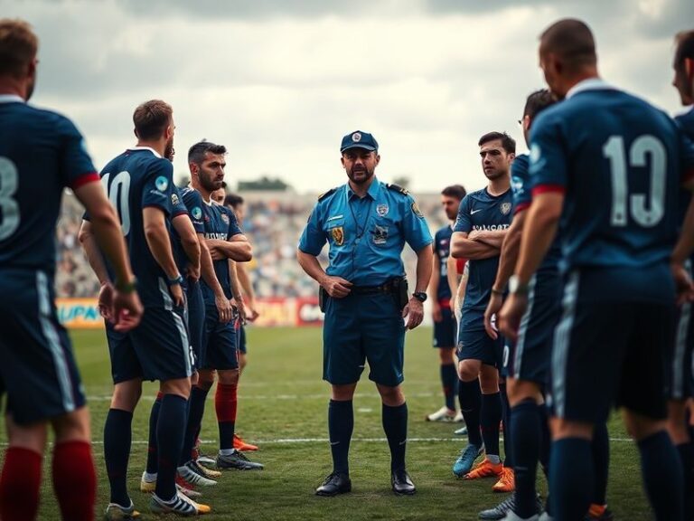 Malta Watch: Police officers shield referee from angry amateur footballers