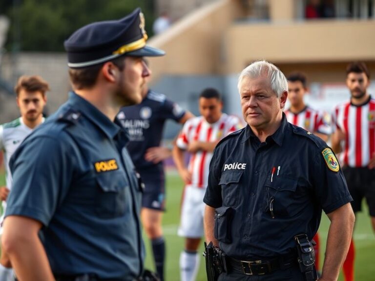 Malta Watch: Police officers shield referee from angry amateur footballers