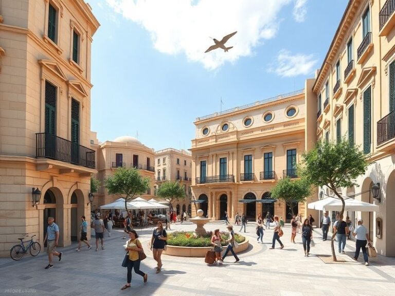 Malta Planned regeneration of Karmenu Mifsud Bonnici Square in Cospicua