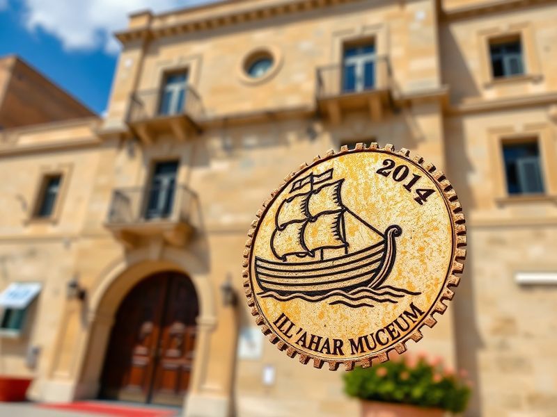 Malta Gozo boat stamps at Il-Ħaġar museum, Victoria