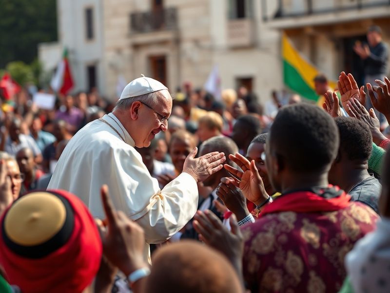 Malta Pope visits Cameroon city hit by post-vote protest deaths