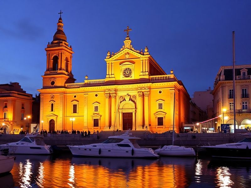 Malta Restoration works and new lighting for Floriana parish church