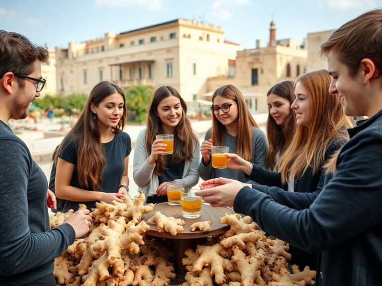 Malta Students learn about ginger’s health benefits