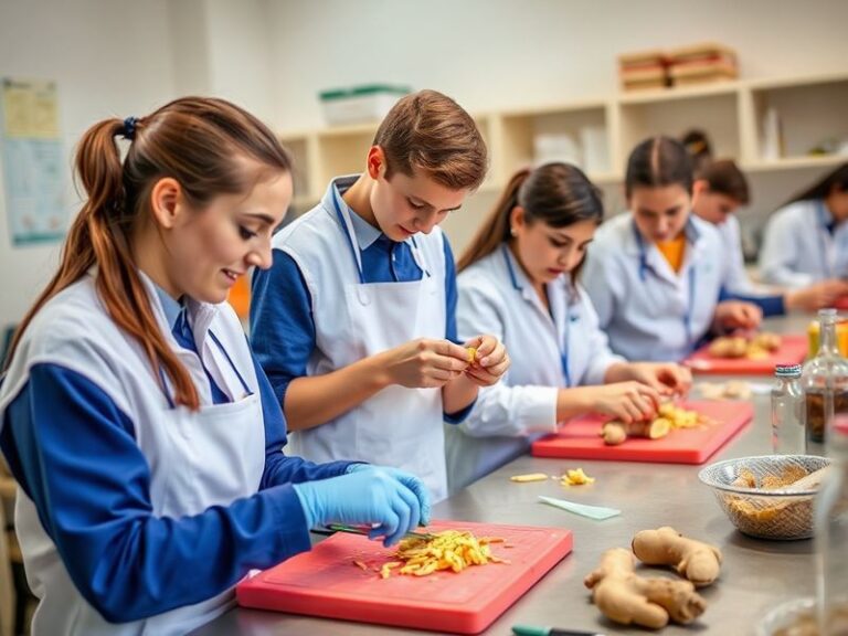 Malta Students learn about ginger’s health benefits