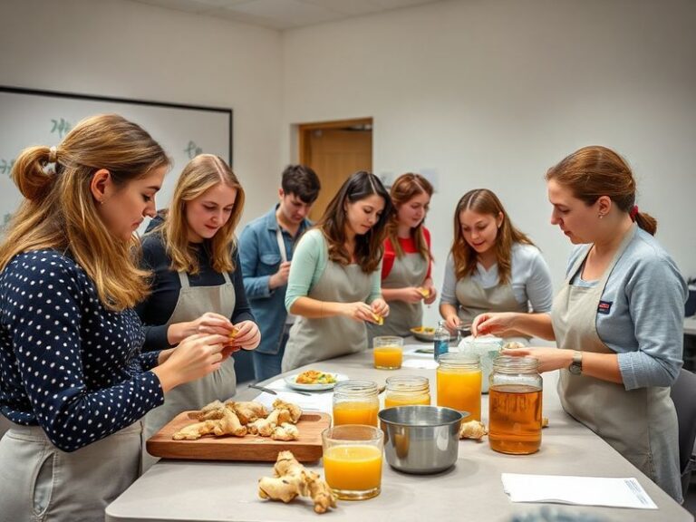 Malta Students learn about ginger’s health benefits