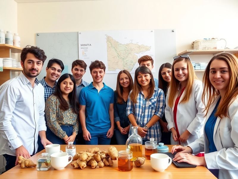 Malta Students learn about ginger’s health benefits