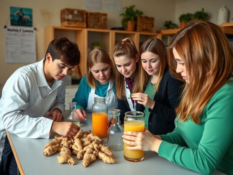Malta Students learn about ginger’s health benefits