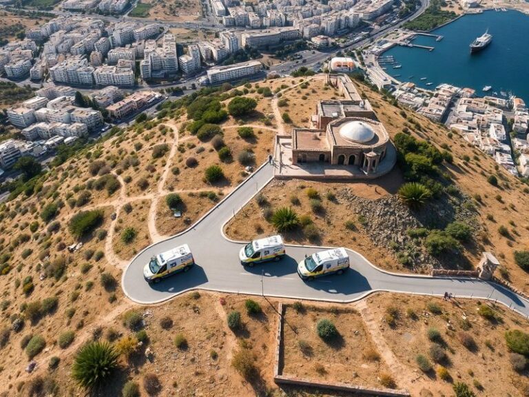 Malta Selmun Hill closed to traffic after collision